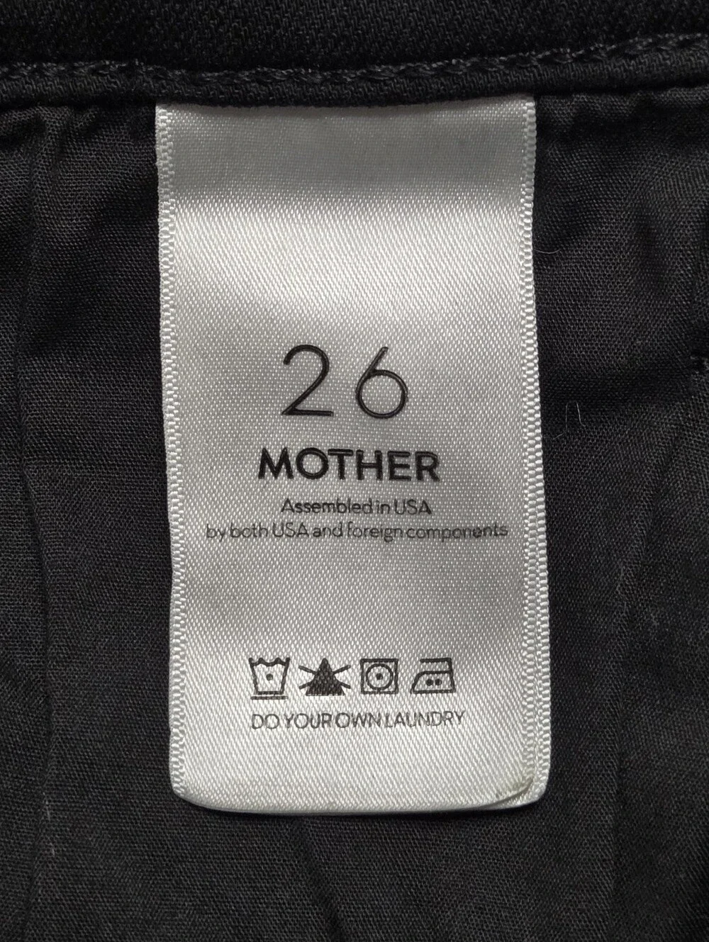 Mother The Hustler Ankle Fray Jeans Not Guilty Size 26 - Picture 9 of 11